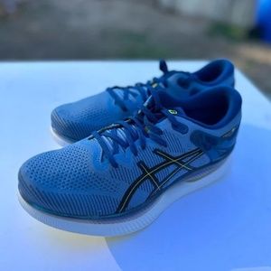 ASICS Women's MetaRide Running Shoes Grey Floss/Black